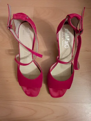 Zapatos de tacón MiMao rosa, dos usos. Solo envíos