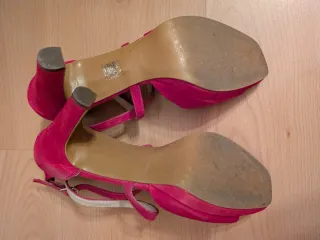 Zapatos de tacón MiMao rosa, dos usos. Solo envíos