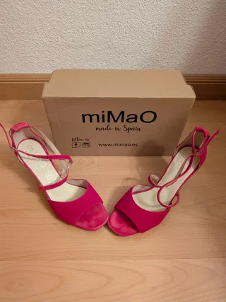 Zapatos de tacón MiMao rosa, dos usos. Solo envíos