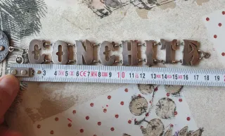 Pulsera Antigua artesana plata Conchita año 1906