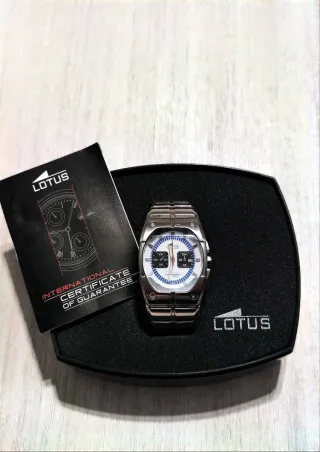 Orologio Lotus Uomo Cronografo Argento Bianco