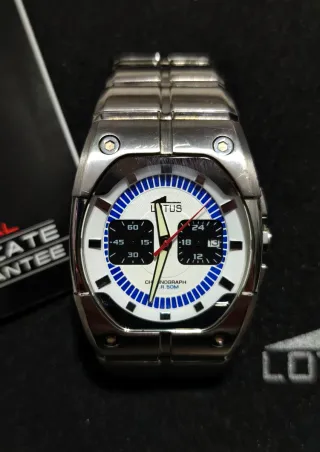 Orologio Lotus Uomo Cronografo Argento Bianco