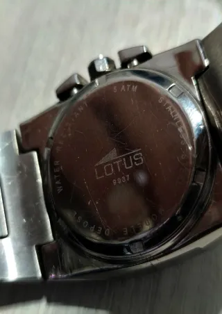 Orologio Lotus Uomo Cronografo Argento Bianco