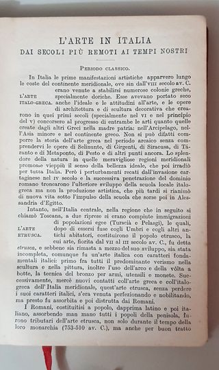 Antica Guida “L’Arte in Italia” Touring Club 1914