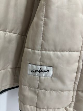 Chaqueta acolchada gris