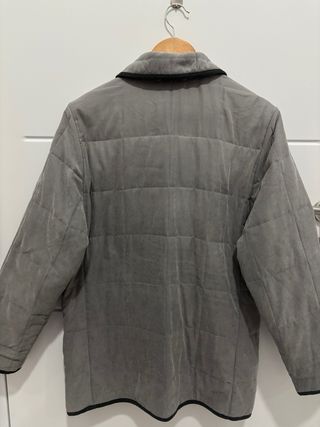Chaqueta acolchada gris