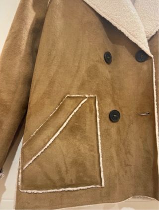 Abrigo Greancoast Marrón Forro Borreguito