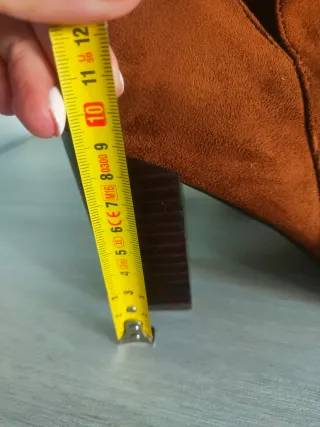 Botines marrones tacón nuevos