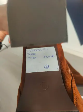 Botines marrones tacón nuevos