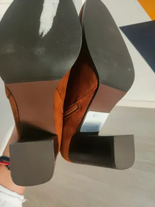 Botines marrones tacón nuevos