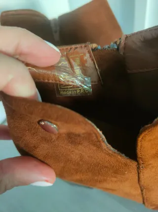 Botines marrones tacón nuevos