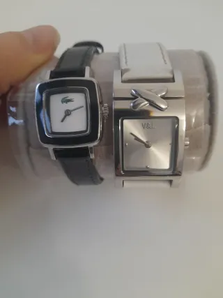 Relojes Lacoste y V&L 25 euros cada uno