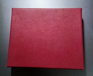 Carteira de pele genuína LANOSHA castanha