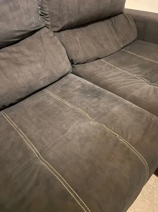 Sofá Chaiselongue 4 Plazas Gris