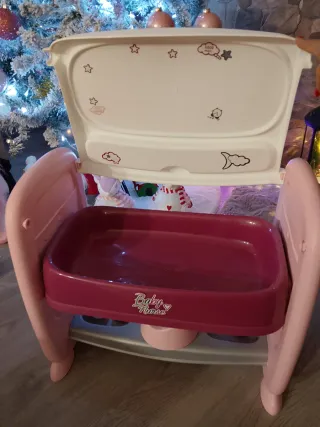 Vaschetta e fasciatoio Baby Nurse per bambole