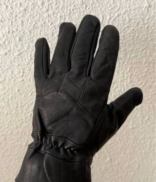 Guantes Piel Acolchados Hombre Talla M