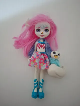 Muñeca Enchantimals con mascota cisne