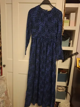 Vestido Dolores Promesas estampado animal print T.