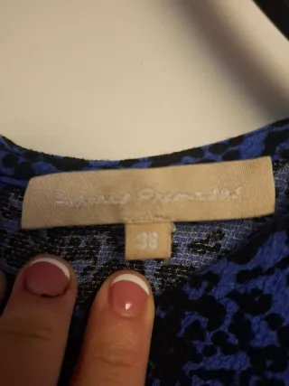 Vestido Dolores Promesas estampado animal print T.