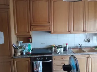 Cucina Rovere con Elettrodomestici Nuovi