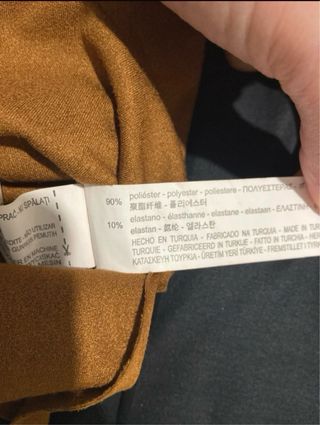 Camiseta Bershka marrón