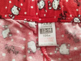 Pantalón largo Hello Kitty niña rojo