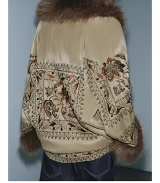 Kimono bordado XS Zw collection zara