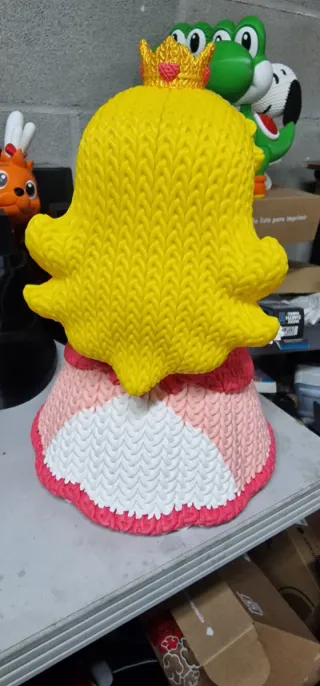 Figura Princesa Peach Super Mario Bros crochet