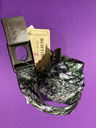 Cinturón Burton Hebilla Metálica Nuevo