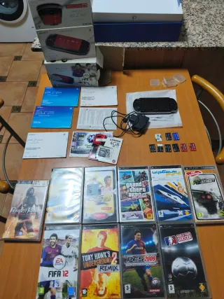 Lote PSP + PS2 + Volante + Giochi
