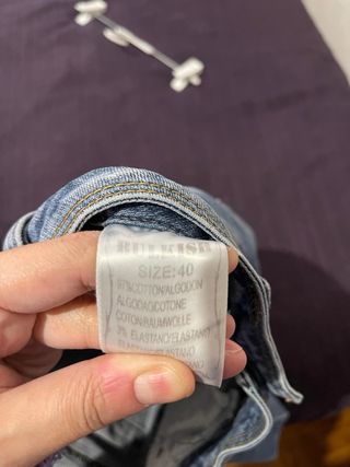 Pantalón vaquero Bulkish mujer talla 40