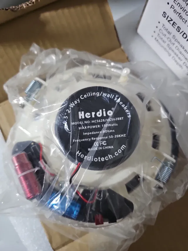 Altavoces Herdiotech 6.5 2-Way In-Wall/Ceiling