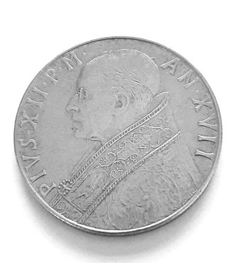 Rara Moneta 100 Lire Città del Vaticano del 1955