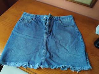 Falda vaquera Zara