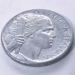 Rara Moneta 5 Lire Vitis (Uva) del 1948