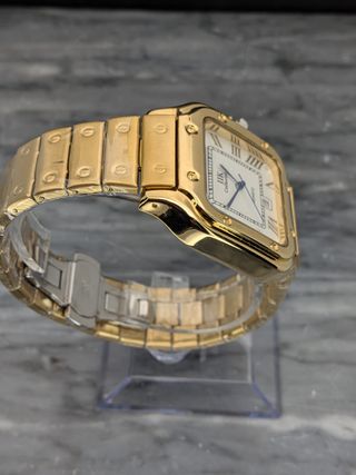 Orologio Uomo IK Collection Oro Stile Santos