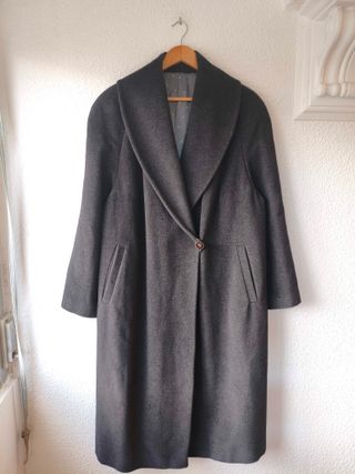 Abrigo de lujo Angora/Lana/Cachemira