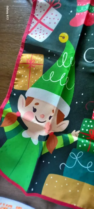 Lotto 2 straccetti + grembiule natalizio