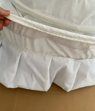 Cancan de fallera la llar de fil color blanco