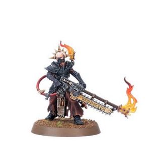 Ministorum Priest con Vindicator 40k