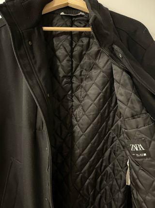 Chamarra Zara Hombre Negra