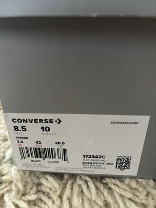 Converse TURBOWPN DRKSHDW Zapatillas Negras