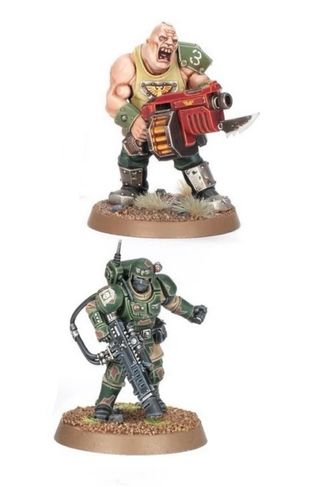 Ogro y Veterano Warhammer 40k