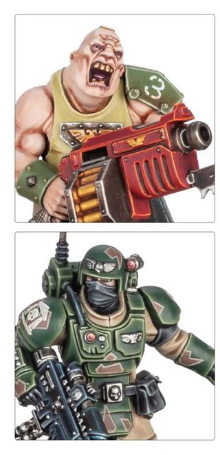 Ogro y Veterano Warhammer 40k
