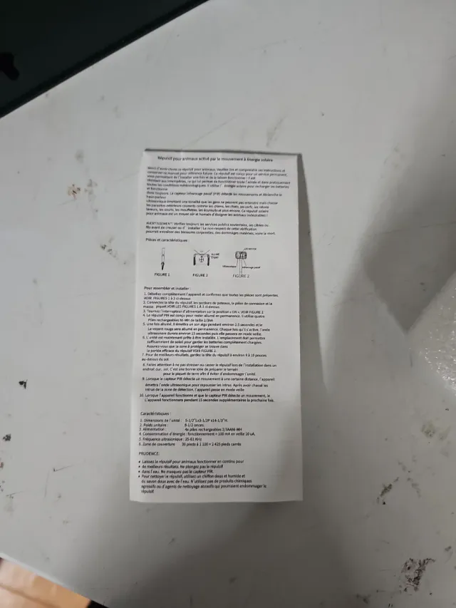 Repelente de animales ultrasónico