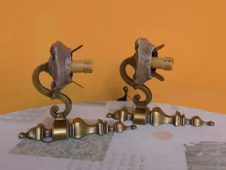 Coppia Applique Lampade Vintage