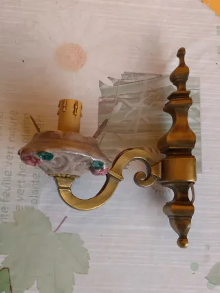 Coppia Applique Lampade Vintage