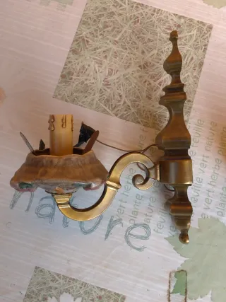 Coppia Applique Lampade Vintage