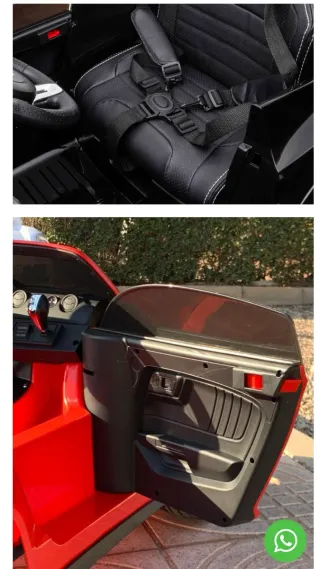 Coche Eléctrico Mustang 24V Rojo