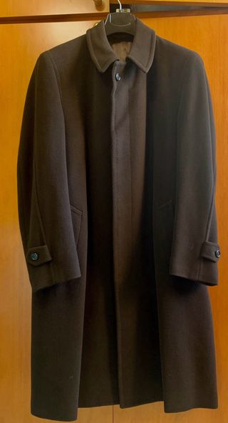 Cappotto Corneliani Uomo Pura Lana Marrone